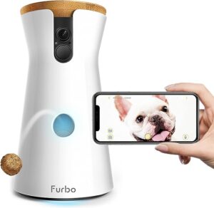 Furbo Dog Camera: Treat Tossing, Full HD Wifi Pet Camera and 2-Way Audio, Designed for Dogs